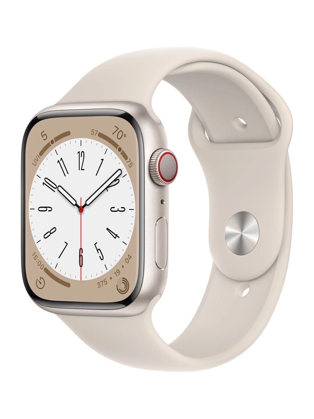 Apple Watch Series 8 - 41mm Starlight with bonus bands!